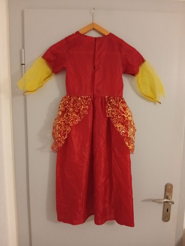 Robe bordeaux princesse orientale 8ans - photo numéro 7