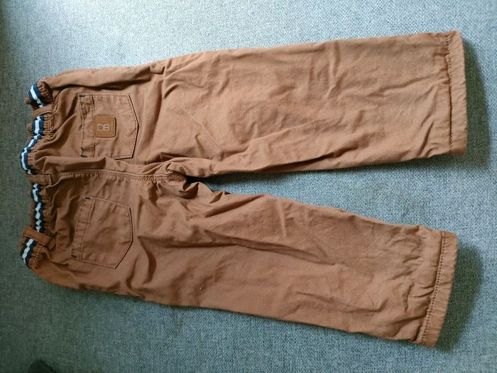 Pantalon façon treillis marron - photo numéro 4