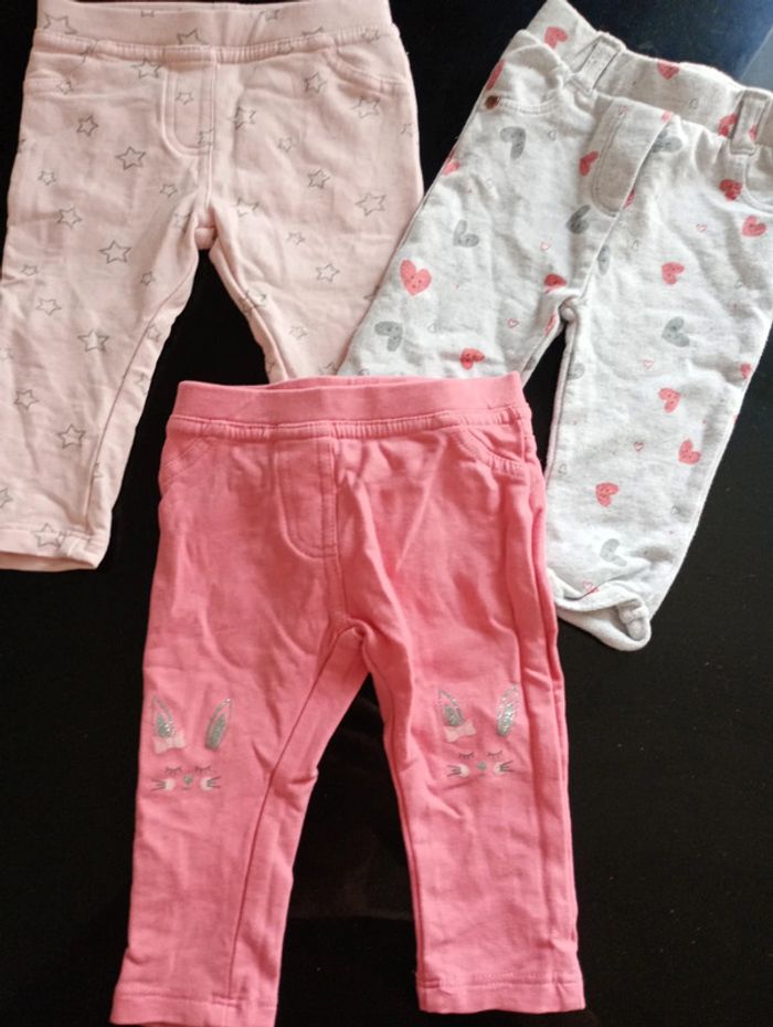 Lot de 3 pantalons 3 mois - photo numéro 2