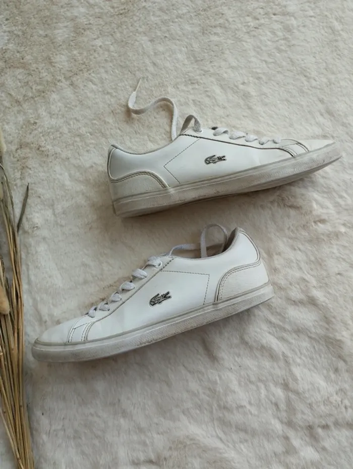 Basket blanche Lacoste - photo numéro 2