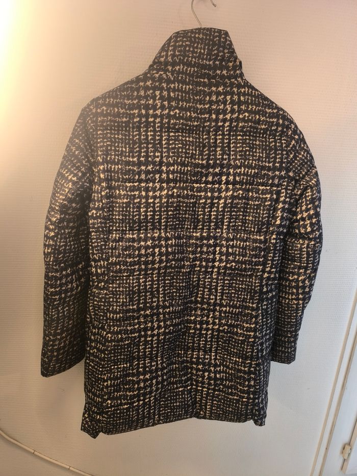 Doudoune femme noire et crème - photo numéro 8