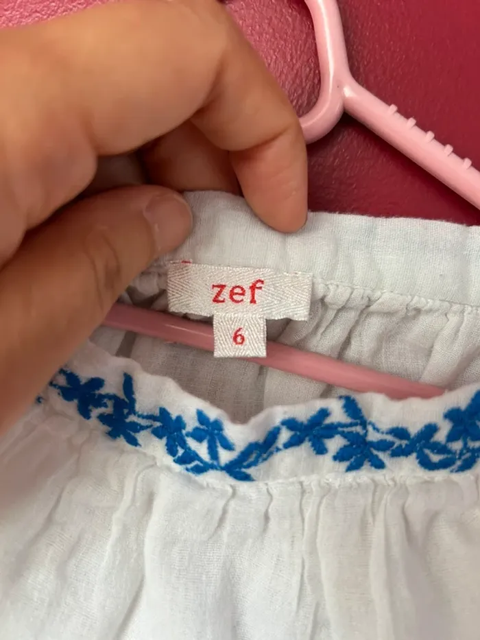 Jupe fille zef 6 ans gaze de coton - photo numéro 5