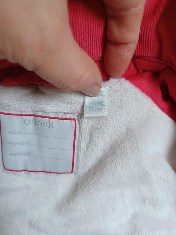 Manteau fille 18 mois Obaibi - photo numéro 4