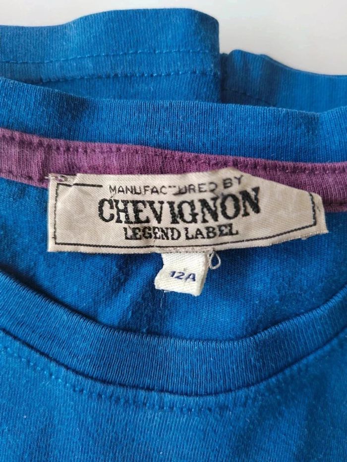 6 € Tee-shirt manches longues Chevignon 12 ans - photo numéro 2