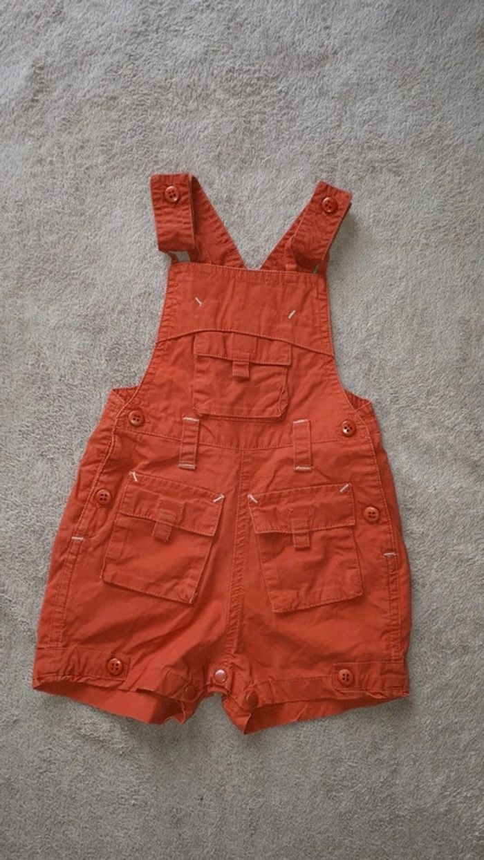 Lot Salopettes été garçon 12 mois - photo numéro 6
