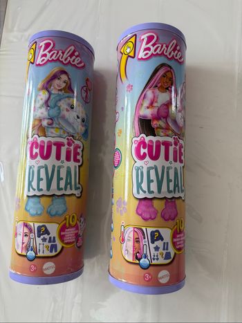 Lot 2 barbies cutie reveal