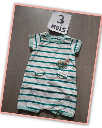 Barboteuse grenouillère 3mois garçon