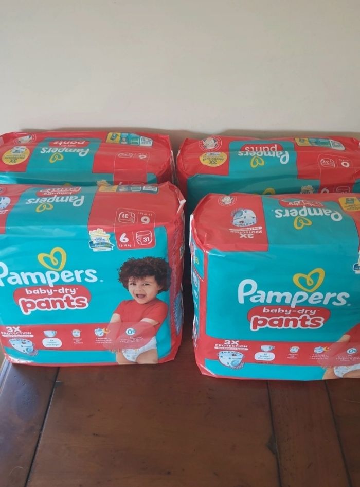 Lot de 4 paquets Pampers Pants - photo numéro 3
