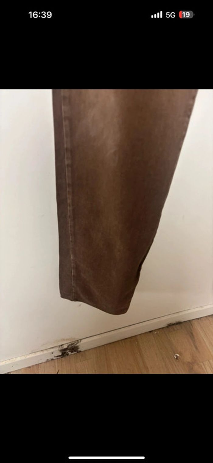 Jean Chevignon Vintage Marron - Taille 29 - Coupe Droite - photo numéro 8