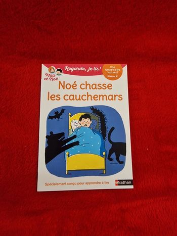 Livre regarde je lis mila et noé, noé chasse les cauchemars