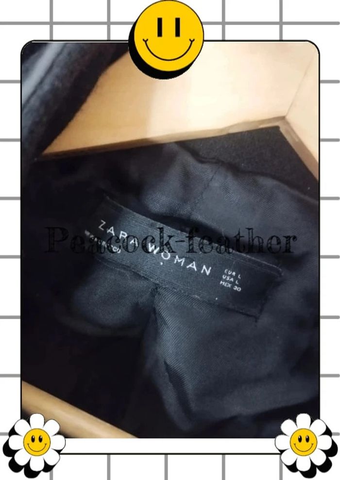 Manteau Zara noir 40 - photo numéro 9
