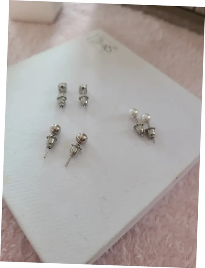 Lot de boucles d’oreilles _ variées & tendance - photo numéro 5