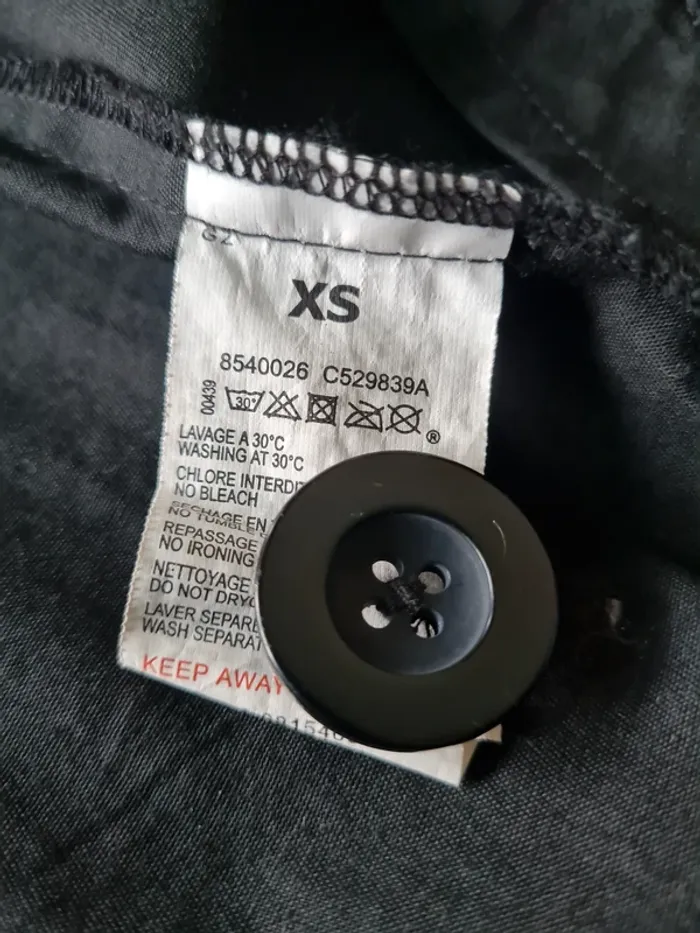 veste noire coupe vent perfecto taille XS - photo numéro 10