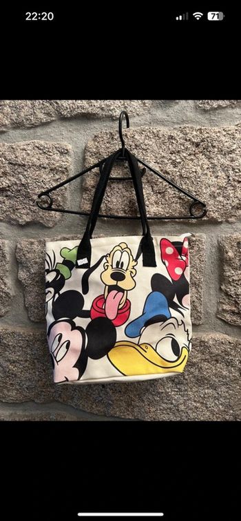 Petit sac à main neuf représentant Mickey Minnie Donald etc NON Officiel