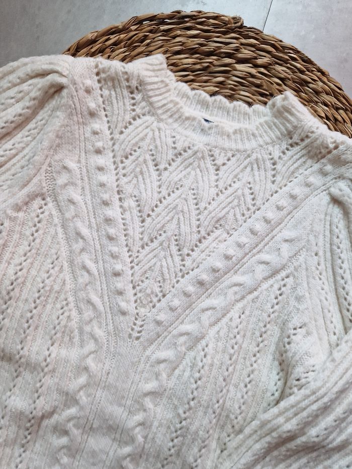 Robe pull crème - photo numéro 2