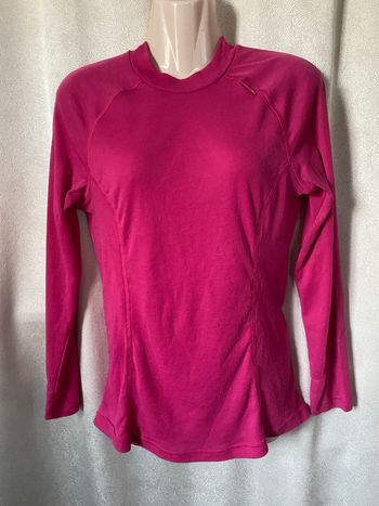 Pull thermique fuschia L Wedze Décathlon