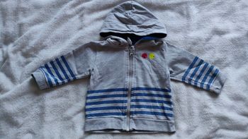 Sweat zippé 12 mois