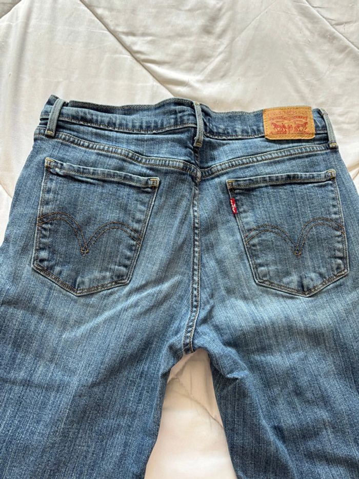 Jean Levi’s 505 straight bleu délavé taille basse taille L/40 L32 y2k vintage 00s - photo numéro 13