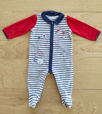 Pyjama une pièce velours Sergent Major