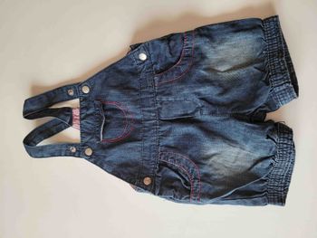 Salopette short 6 mois