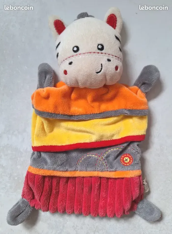 DOUDOU PLAT ZEBRE - NICOTOY