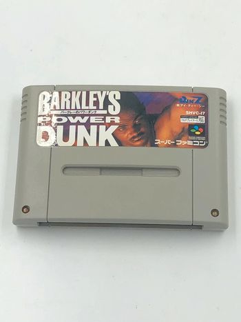 Jeu vidéo Barkley’s Power Dunk sur console Nintendo Super Famicom