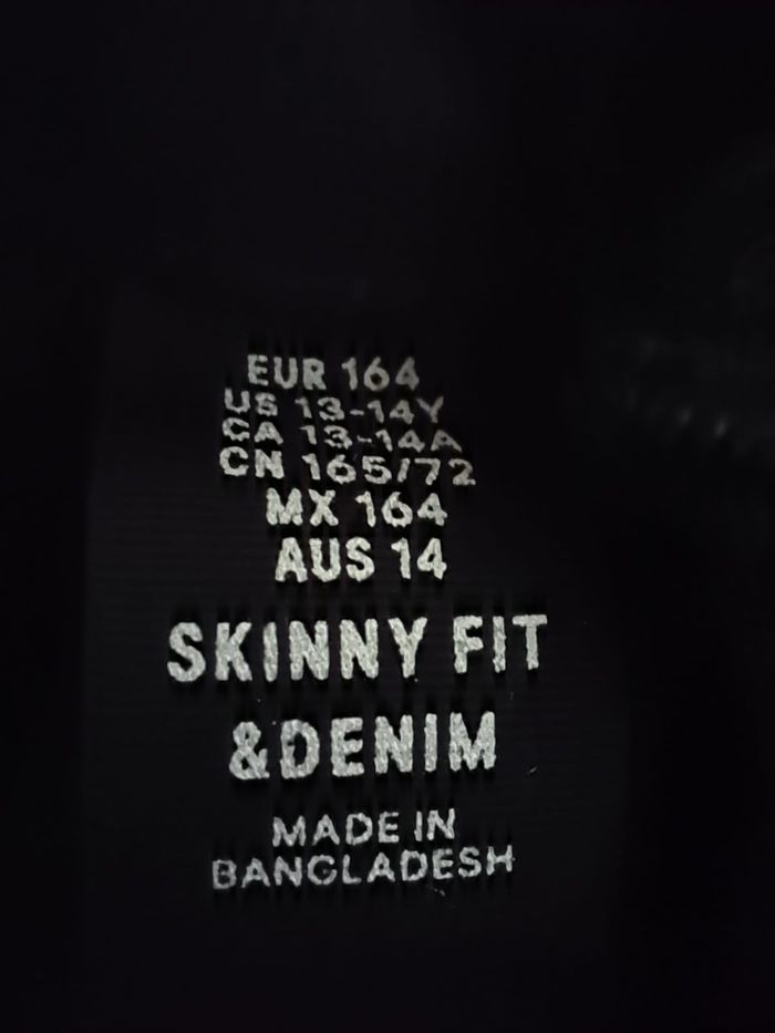 Jean noir SKINNY XS 14 ans - photo numéro 2