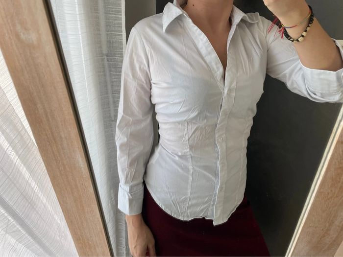 chemise etam blanche - photo numéro 4