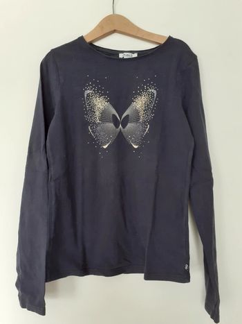 T-shirt fille 12 ans bleu Okaïdi