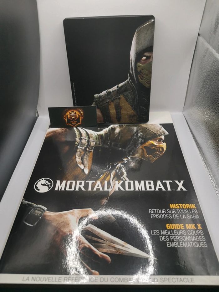 Steelbook + Book special mortal kombat X - photo numéro 2