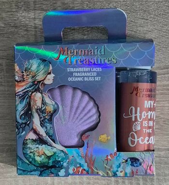 Coffret Cadeau Mermaid Treasures Bain - Oceanic Bliss Set - Neuf