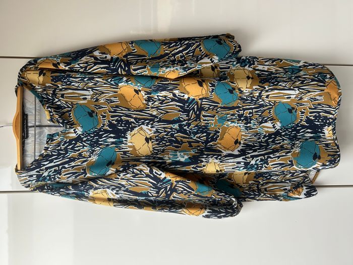 Robe bleue et moutarde Mado et les Autres - Taille 46
