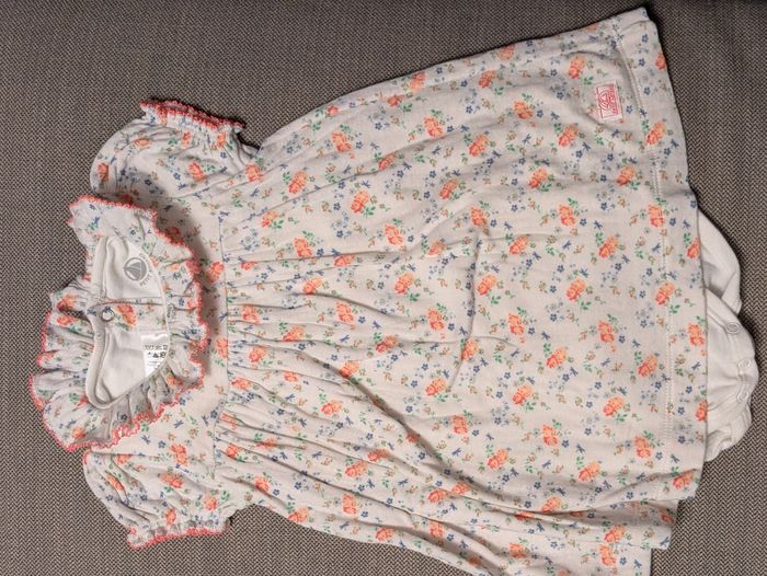 Robe d'hiver manches courtes Petit Bateau