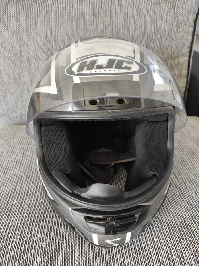 Casque de moto intégral HJC avec housse de protection taille L