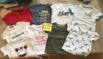 Lot t-shirt 18 mois