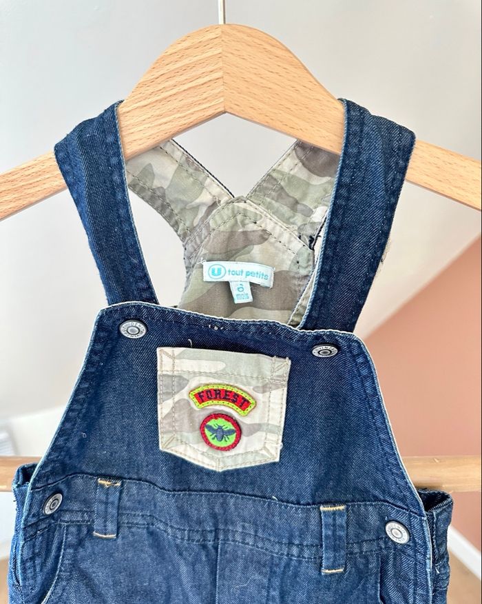 💜 Salopette bleu taille 6 mois Neuf U tout petits 💜 - photo numéro 2