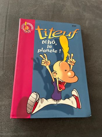Livre bibliothèque rose titeuf tcho la planète 