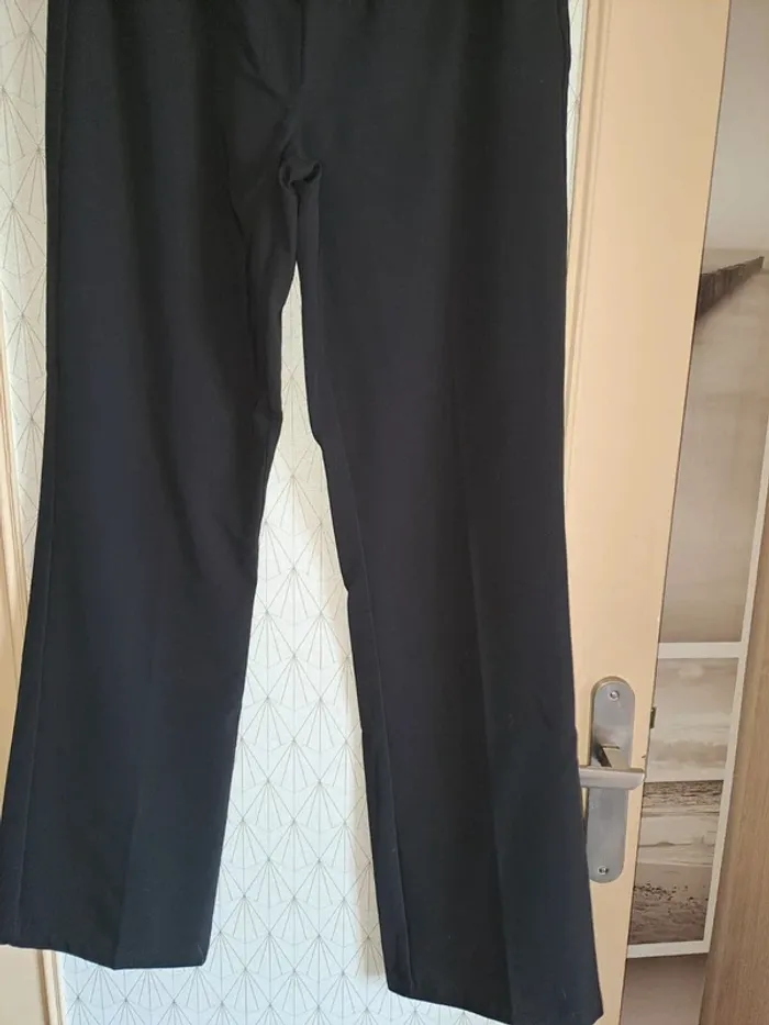 Pantalon de grossesse porté 1 fois 38 noir maternité ttbe - photo numéro 4