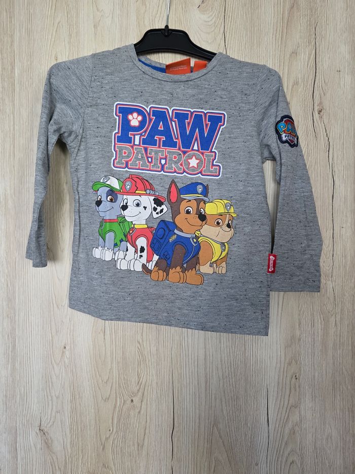 TEE-SHIRT MANCHE LONGUE PAW PATROL NICKELEDEON TAILLE 4/5ANS