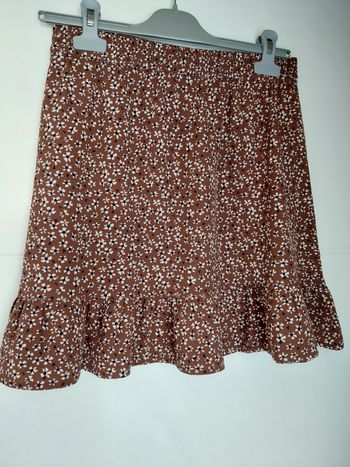 Jupe volants été marron Fashion Private Company 