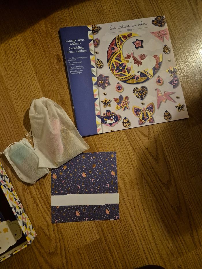Les ateliers du calme avec 3 attrapes rêves à réaliser NEUF - photo numéro 5