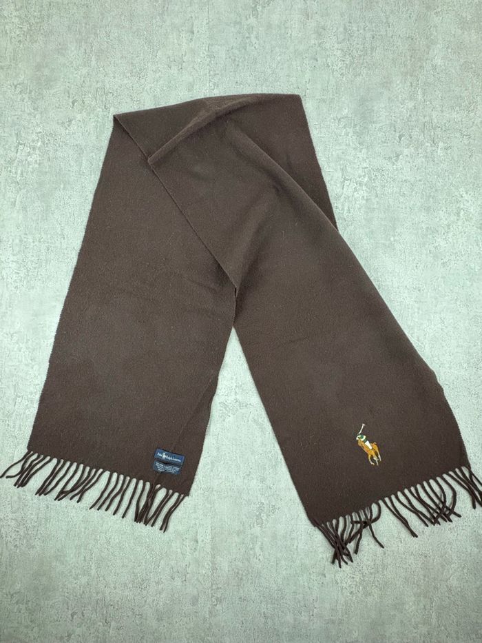 Écharpe Polo Ralph Lauren – 100 % laine - Marron - photo numéro 5