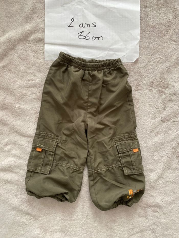 Lot de 3 pantalons chauds - 2 doublés & 1 velour - 2 ans - Dpam, tout compte fait et autre TBE - photo numéro 11