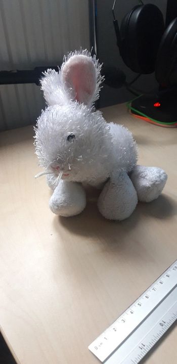 Lapin en peluche