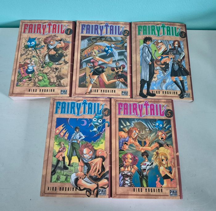Lot de 5 Mangas Fairy Tail - photo numéro 2