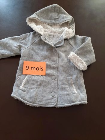 Veste mi saison grise 9 mois Tape à l'œil TAO