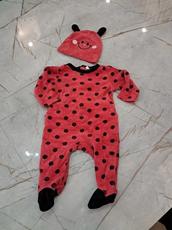 Grenouillère coccinelle