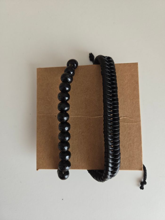Lot de 2 bracelets Homme NEUFS