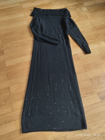 Robe longue en laine 