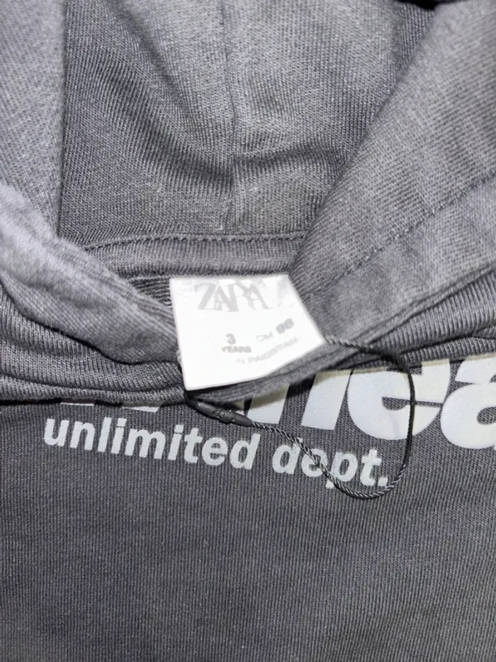 Ensemble jogging noir Zara 3 ans neuf - photo numéro 3